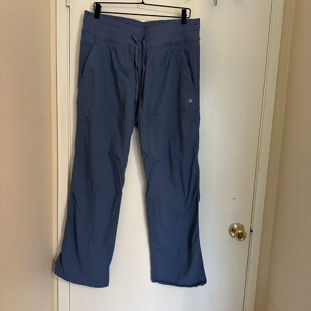 Lululemon Dance Studio Mid-Rise Pant (Size 12 Regular, Oasis Blue)